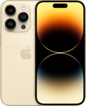 iPhone 14 Pro in goud