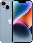 iPhone 14 in bleu