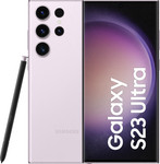 Samsung Galaxy S23 Ultra in blanc/violet