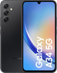 Samsung Galaxy A34 in noir