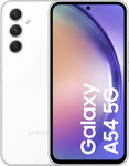 Samsung Galaxy A54 in blanc
