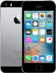iPhone SE (2016) in spacegrey (zwarte voorkant)