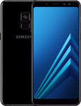 Samsung Galaxy A8 (2018) in zwart