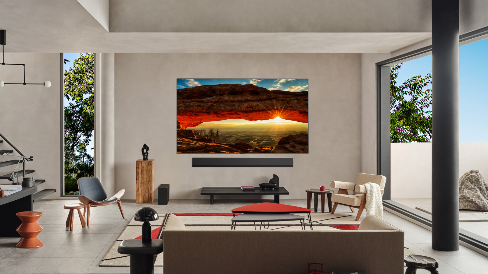 Highlighted OLED TV
