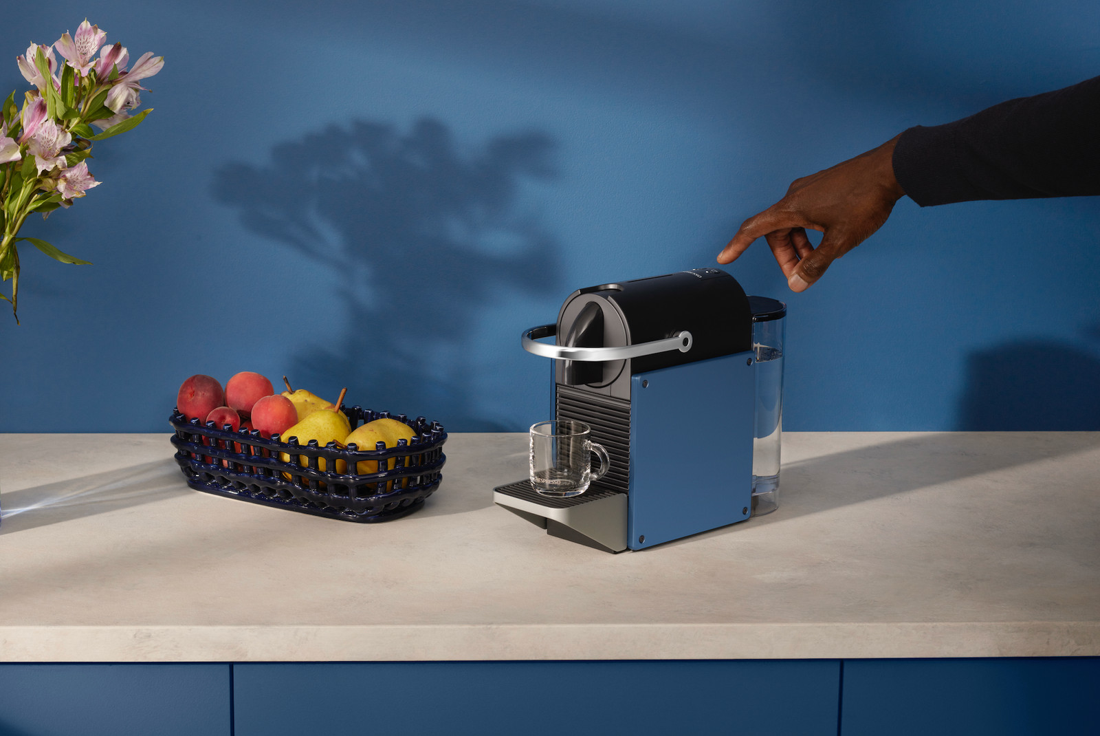 Compact Nespresso machine
