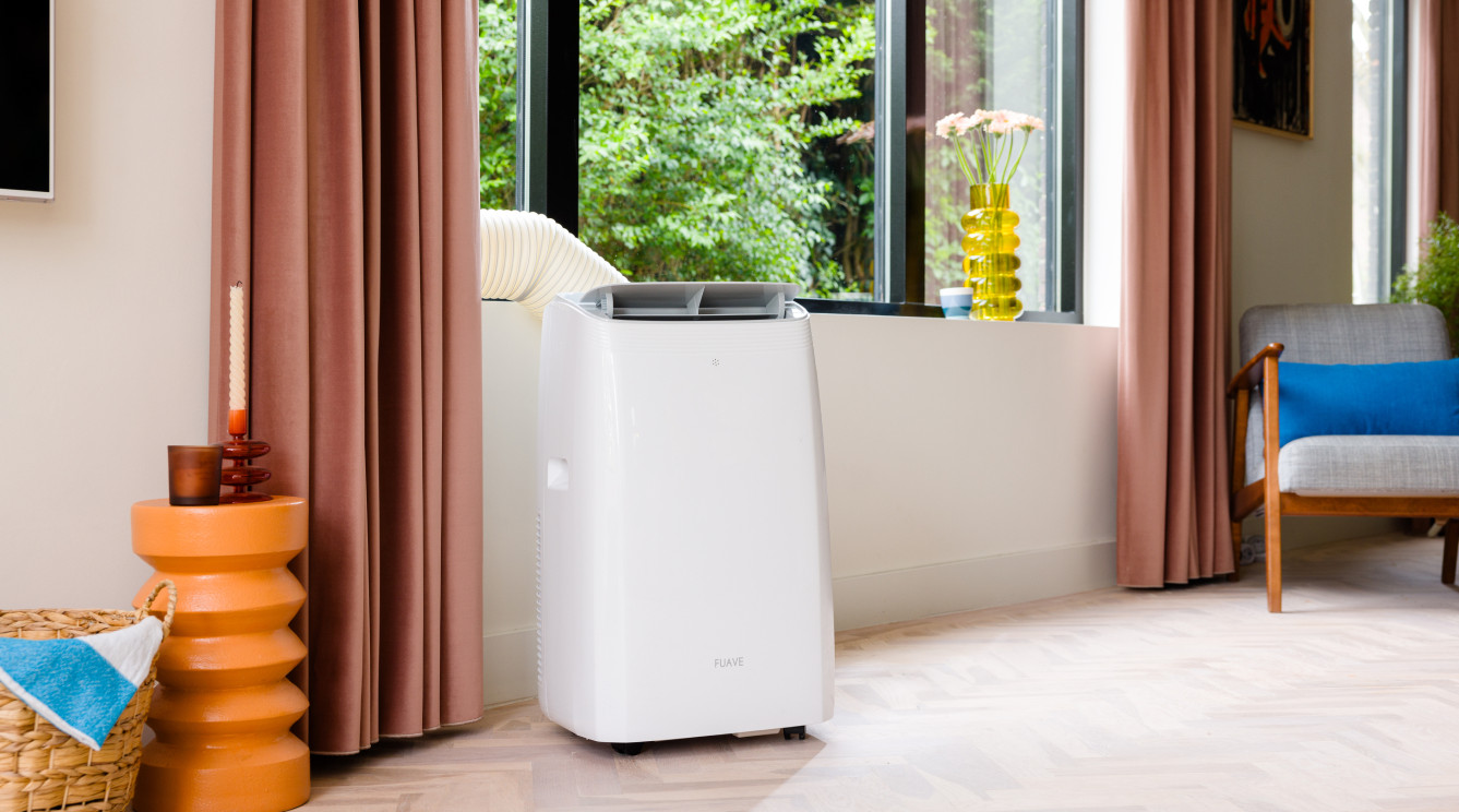 Mobiele airco van het seizoen