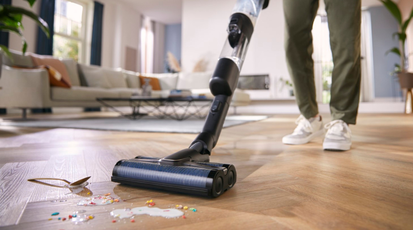 L'aspirateur et la serpillière 3-en -1 pour toutes les surfaces