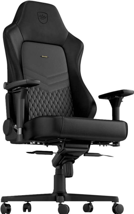 noblechairs HERO Echt lederen Gaming stoel Zwart Main Image