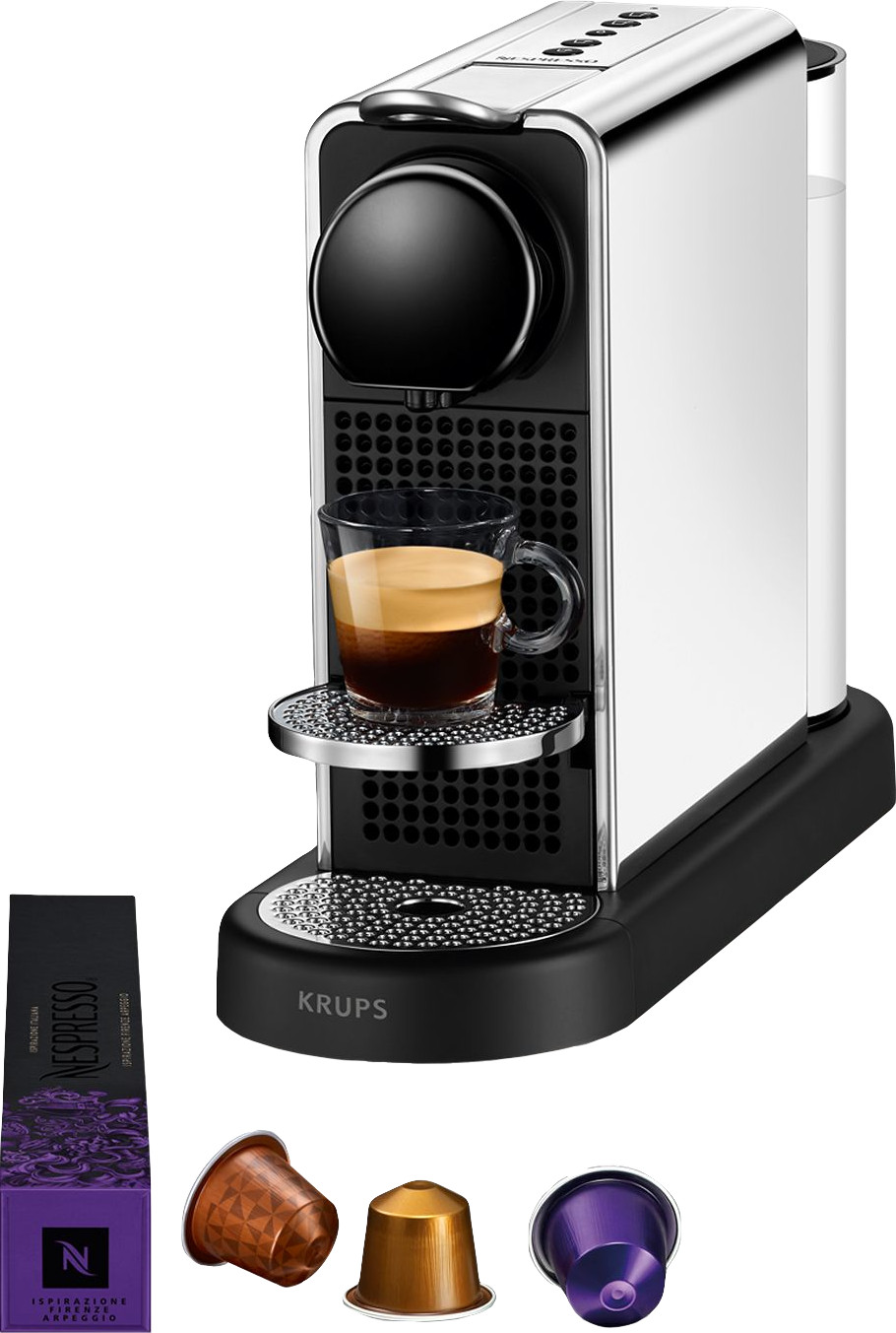 Krups Nespresso CitiZ Platinum XN610D RVS