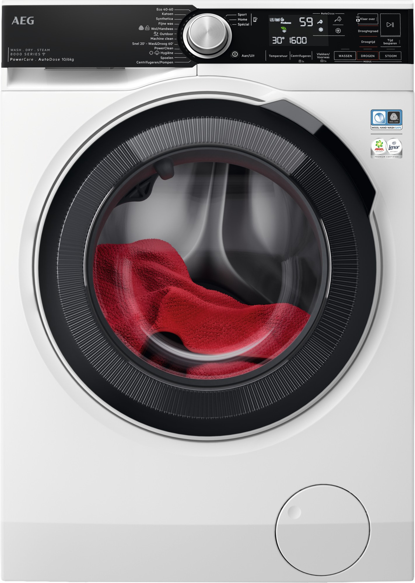 AEG LWR8716AD6 PowerCare AutoDose - 10/6 kg