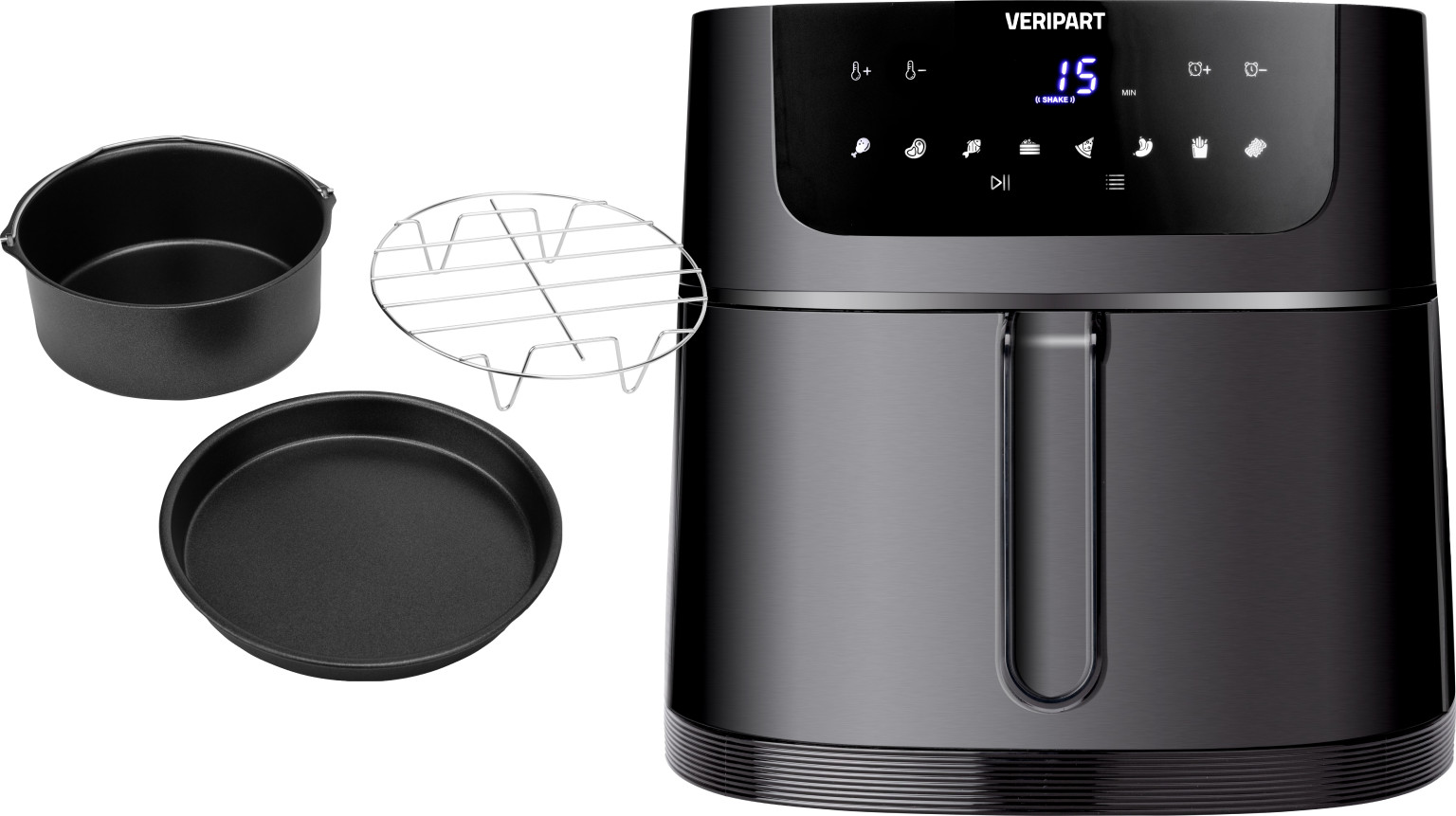 Veripart Airfryer XXL + Accessoireset