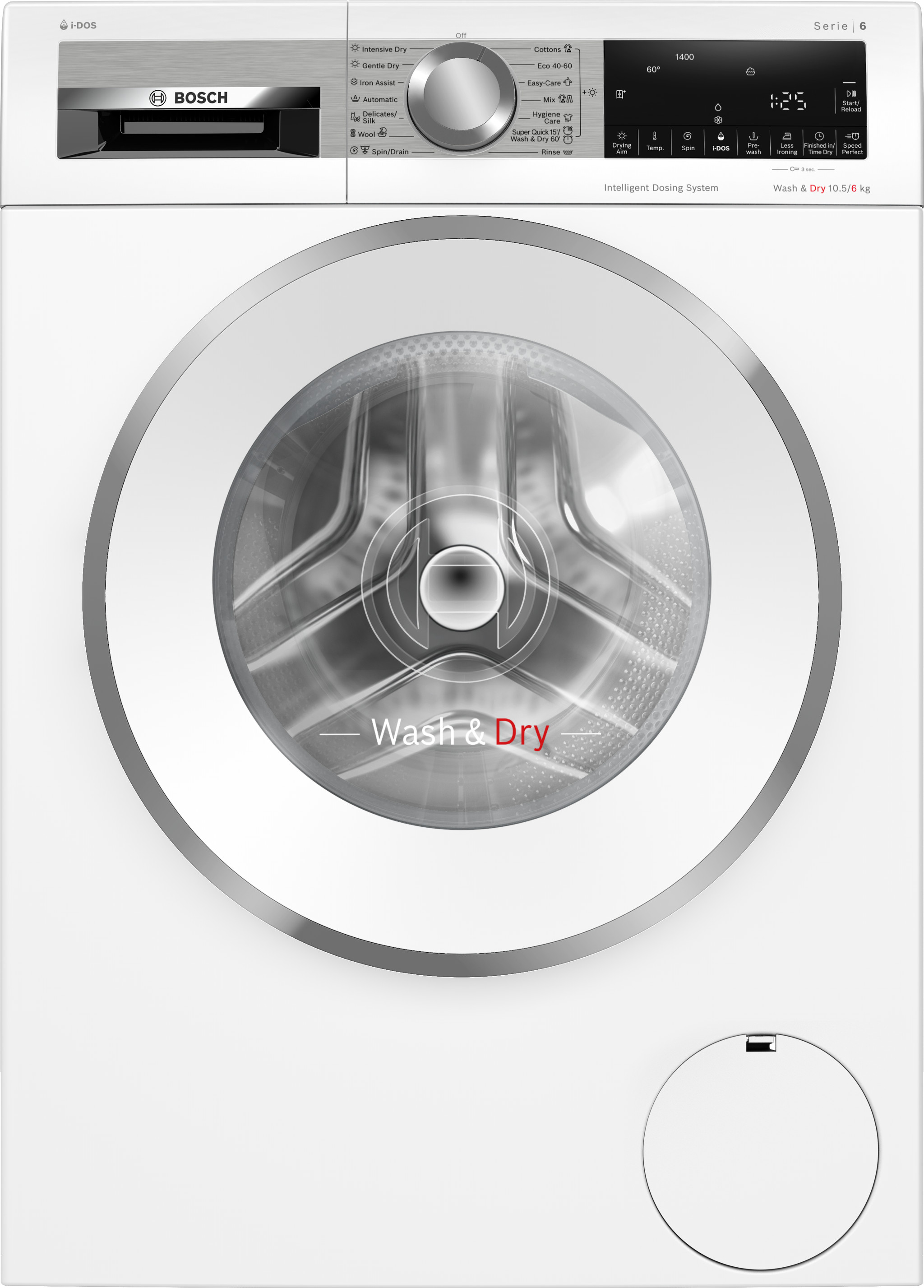 Bosch WNG254A9BY i-DOS - 10,5/6 kg