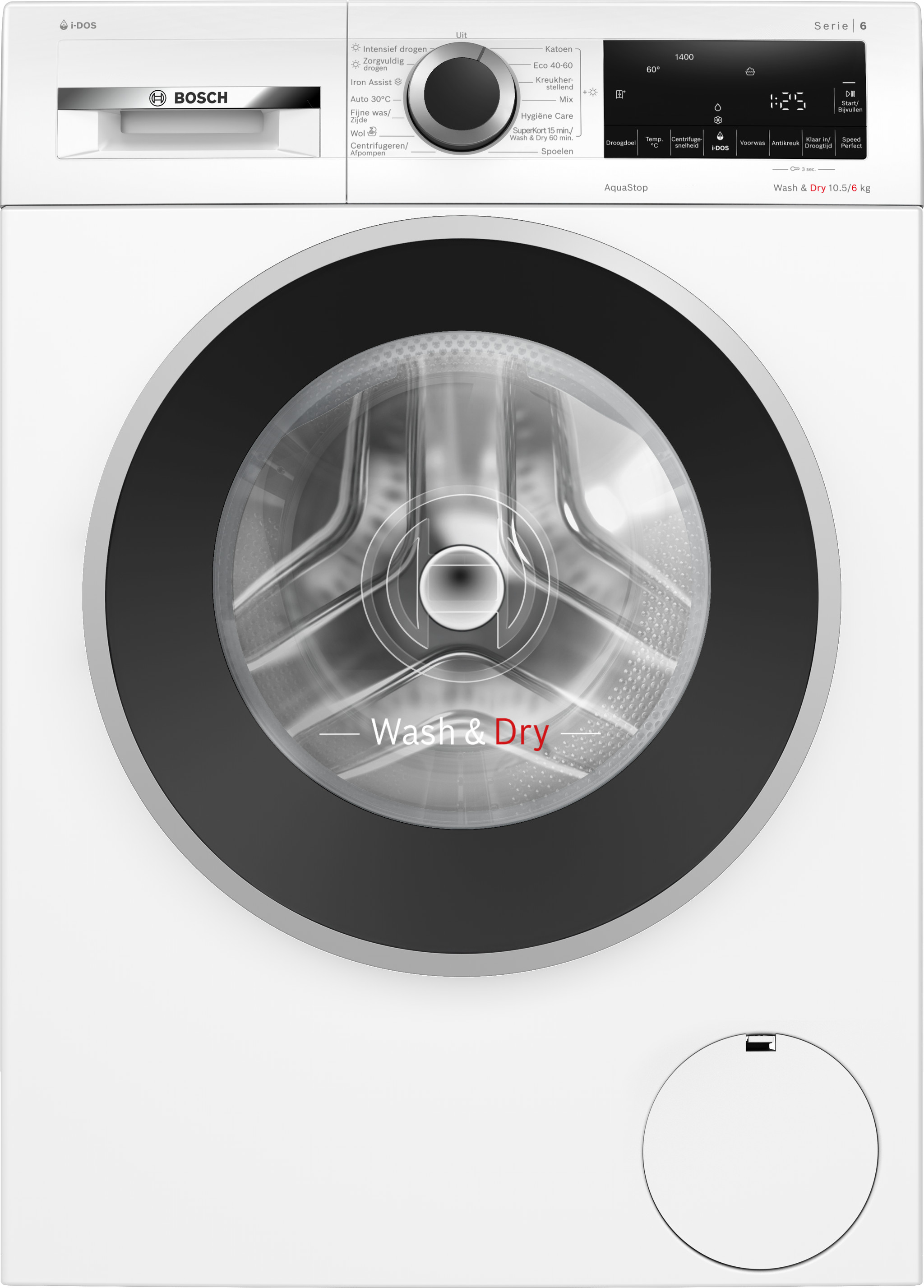 Bosch WNG254A7NL i-DOS - 10,5/6 kg