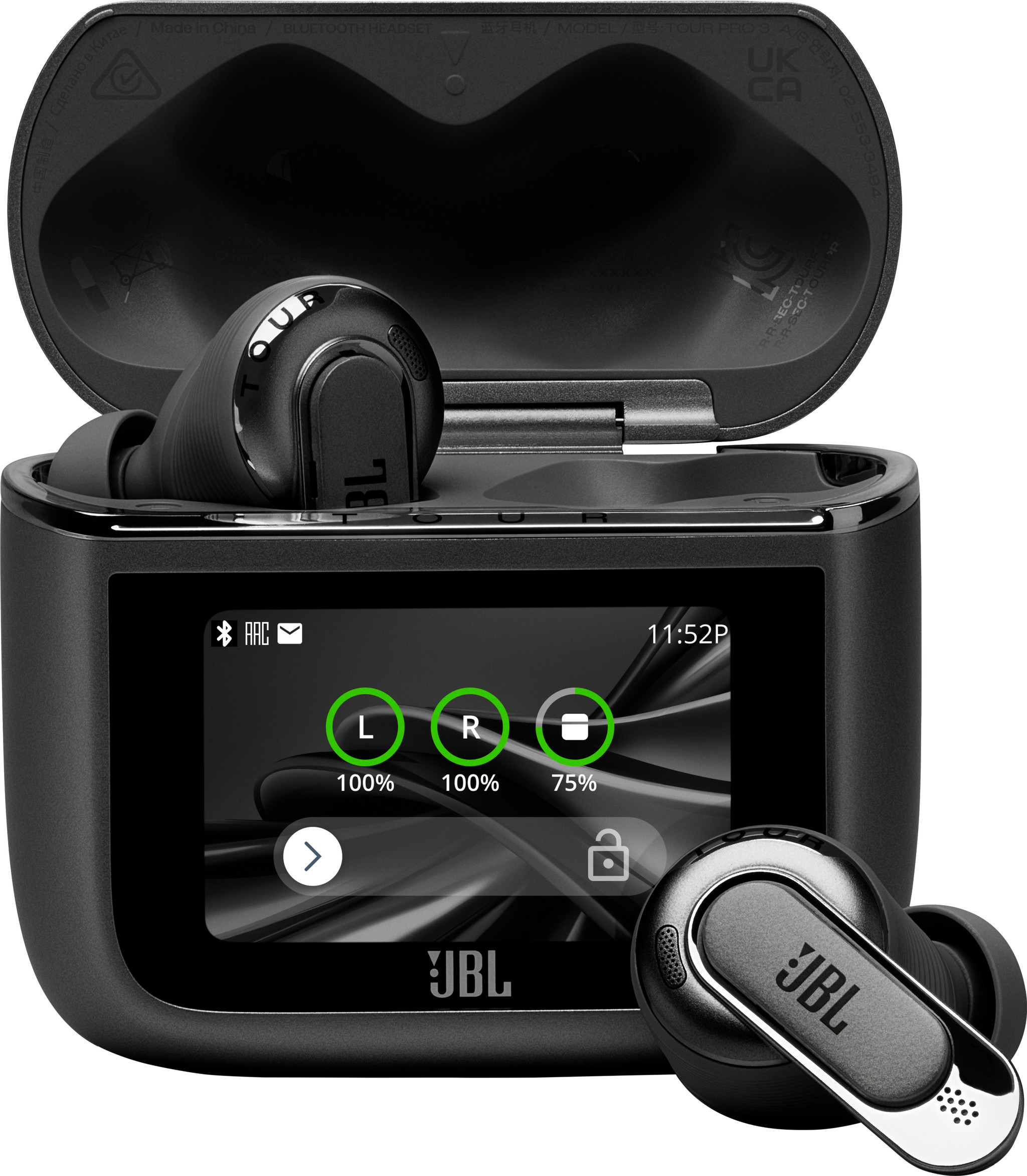 JBL Tour Pro 3 TWS Zwart