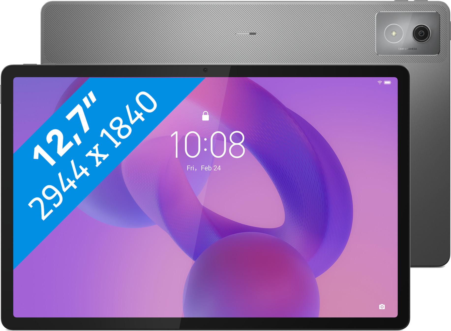 Lenovo Idea Tab Pro 12,7 inch 256GB Wifi Grijs Mat Scherm met Stylus
