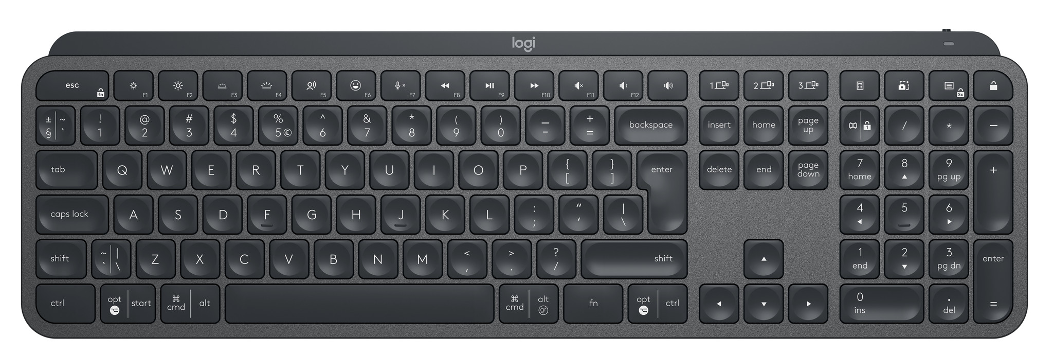 Logitech MX Keys S Grafiet Qwerty