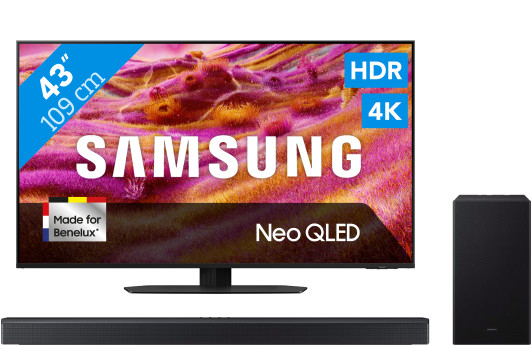 Samsung 43" Neo QLED QN90F 4K (2025) + Samsung HW-Q600F (2025)