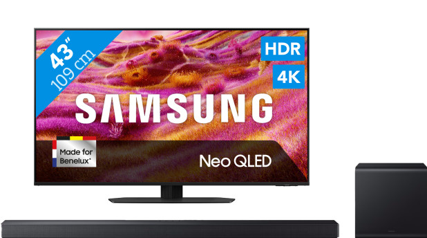 Samsung 43" Neo QLED QN90F 4K (2025) + Samsung HW-QS700F (2025)