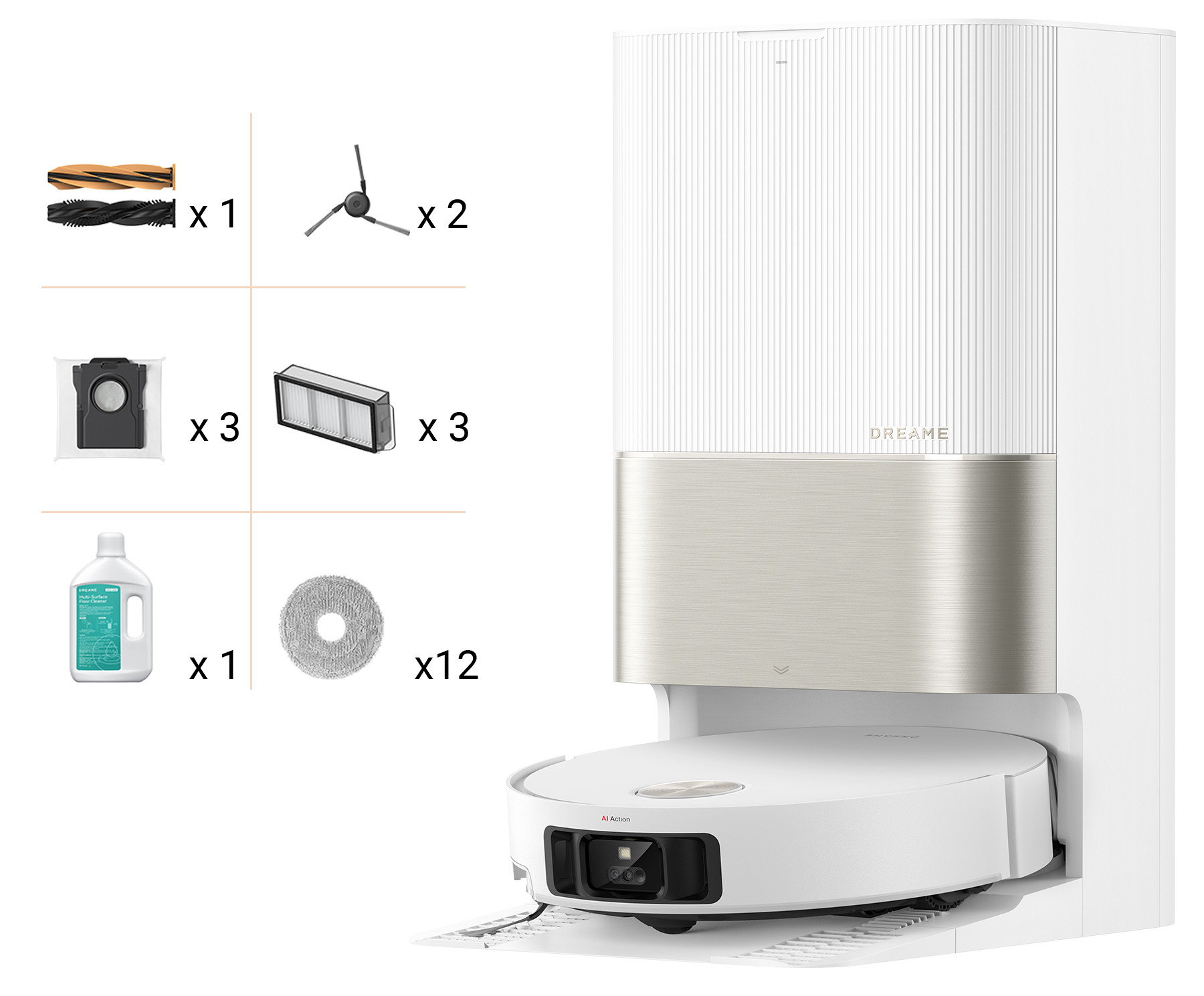 Dreame X50 Ultra Complete White