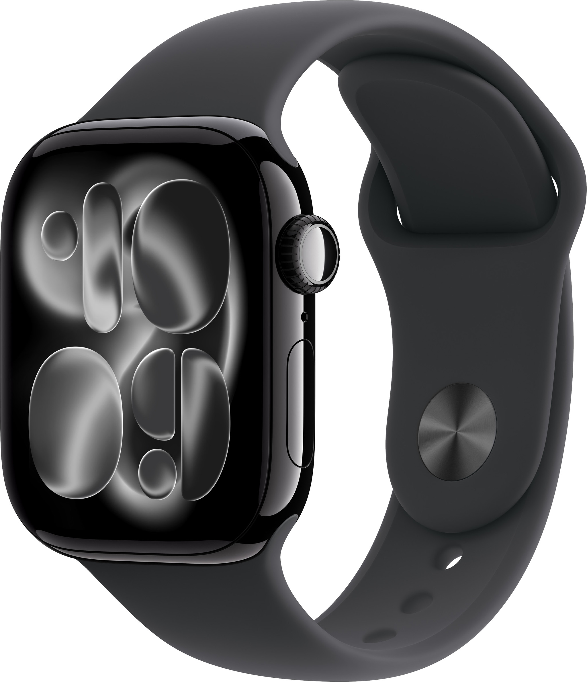 Apple Watch Series 11 42mm Zwart Sportband S/M