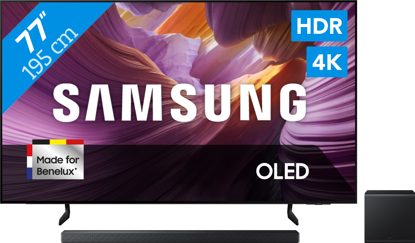 Samsung 77" OLED S85F 4K (2025) + Samsung HW-QS700F (2025)