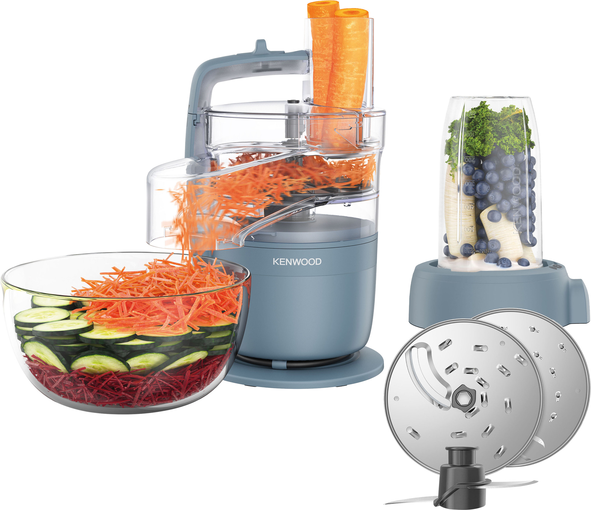 Kenwood Multipro Go FDP23.380GY Storm Blue