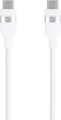 BlueBuilt Usb C naar Usb C Kabel 1,5m Nylon Wit Usb C kabel