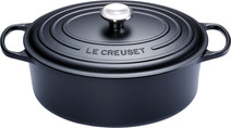 Le Creuset Signature Ovale Braadpan 27 cm Mat Zwart