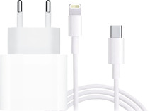 Apple USB-C Charger 20W + Lightning Cable 1m Plastic White