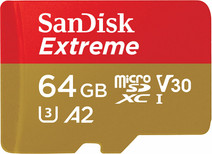 SanDisk microSDXC vExtreme 64GB 80MB/s The assortment in our store in Arnhem
