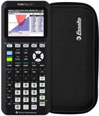 Texas Instruments TI-84 CE-T + Calculator Case Black Calculator