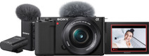 Sony ZV-E 10 + 16-50mm f/3.5-5.6+ Draadloze Microfoon