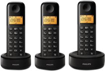 Philips DECT Draadloze Telefoon met 3 Handsets