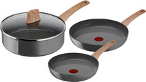 Tefal Renew Keramische koekenpannenset 24 + 28 cm + Hapjespan 24 cm