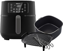 Philips Airfryer XXL Connected HD9285/93 + Kookrek + Bakvorm