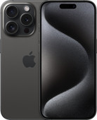 Refurbished iPhone 15 Pro 128GB Black Titanium (Zo goed als nieuw) Smartphone met NFC