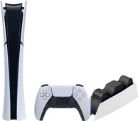PlayStation 5 Slim Digital Edition + BlueBuilt oplaadstation