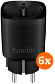 Hombli Slimme Stekker Zwart 6-Pack