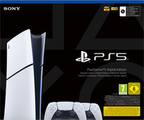 PlayStation 5 Slim Digital Edition + Extra Controller Wit