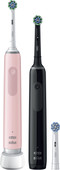 Oral-B Pro Serie 3 Zwart en Roze Duo Pack
