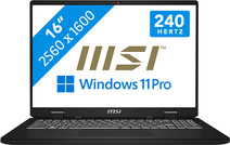 MSI CreatorPro M16 HX C14VJG-481NL QWERTY Buy Windows Pro laptop?