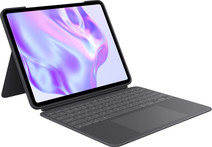 Logitech Combo Touch Apple iPad Pro 13" (2025/2024) Toetsenbord Hoes QWERTY Grijs Tablet hoes met standaard