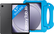 Samsung Galaxy Tab A9 8,7 inch 64GB Wifi Grijs + BlueBuilt Kids Cover Blauw Kindertablet