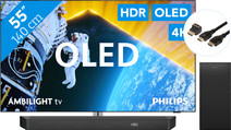 Philips 55OLED809 - Ambilight (2024) + Soundbar + Hdmi kabel