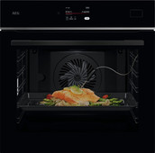 AEG TB8SB73ZAB SteamPro oven with turbo fan