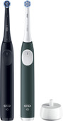 Oral-B iO 2 Black and Green Duo Pack The stock in our store in Tilburg