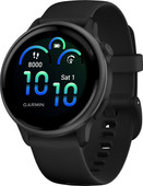 Garmin Vivoactive 6 Music Zwart Smartwatch voor Android telefoon
