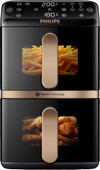 Philips Airfryer Dual Stacked 4000 Series NA462/70 Airfryer met bakprogramma's