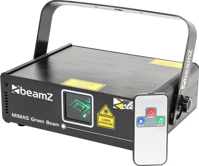 Beamz Mimas Laser Groen is nooit meer leverbaar