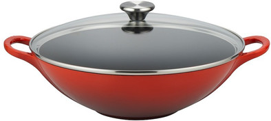 Le Creuset Gietijzeren Wok 32 cm Kersenrood is nooit meer leverbaar